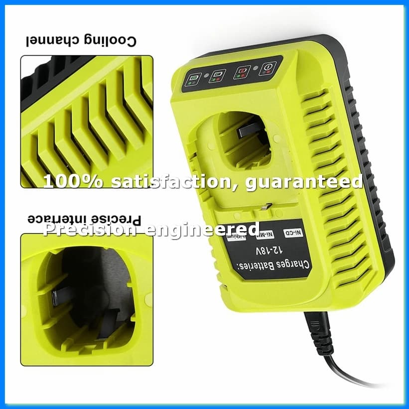 Caricabatterie P117 12V-18V Sostitutivo per Li-3A / Ni- & Ni-CD 2A con Spina EU - A63M
