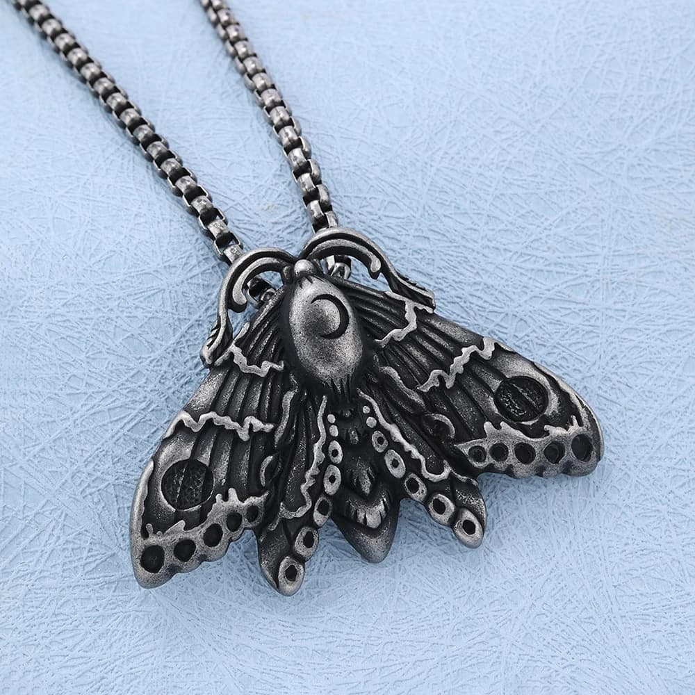 Wholesale Stainless Steel Vintage Moonlight Pendant Men's Fashion Party Jewelry Gift