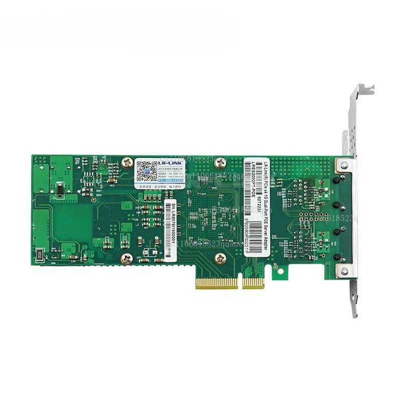 Scheda di acquisizione immagini PCIE Gigabit a quattro porte I350-4T, scheda di interfaccia di rete LRES2004PT-POE