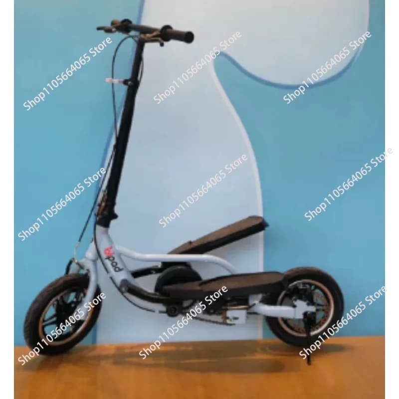 Pedaling Scooter with Aluminum Alloy Frame and Disk Brake, 12 Inch Air Wheel Fold Bicycle