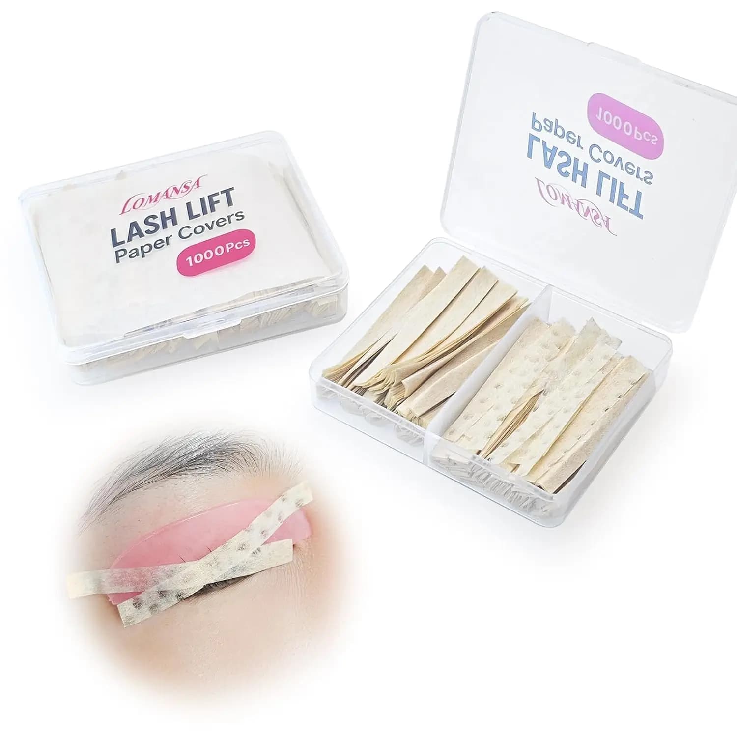 Lomansa 1000Pc Lash Lift Perm Paper Lash Lift Tape And Drop Lash Lifting Paper Strip Eyelashes Tape Compensators Makeup Tool