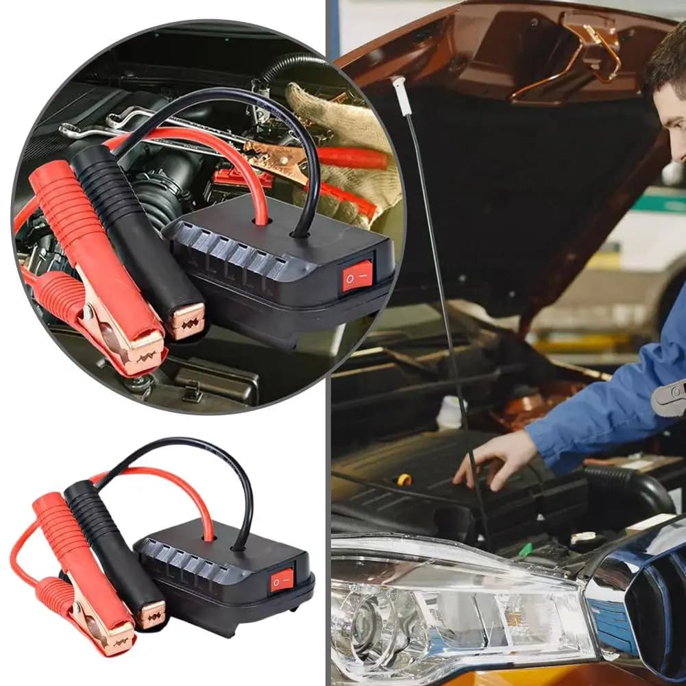 2025 NUOVO Accenditore Salto di Avviamento per Makita Batteria Al Litio Booster Cavo Adattatore Kit di Alimentazione Di Emergenza Convertitore FAI DA TE Con Clip