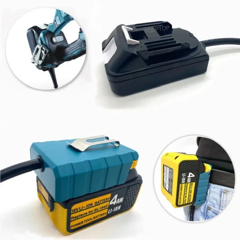 Strumento cavo di prolunga batteria spina UE da 1,5 m adatto per Makita per Bosch Per Milwaukee Per batterie e strumenti al litio DeWalt 18v
