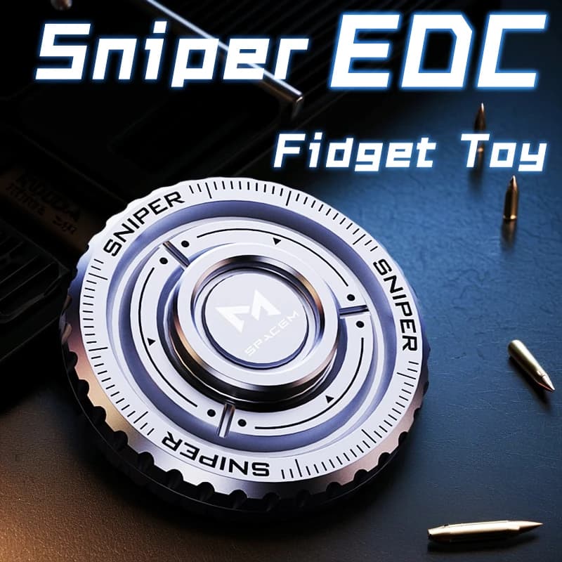 Creativo antistress 3in1 EDC Fidget Spinner: carta push in metallo e spinner a mano per adulti giocattolo fidget Regalo per bambini antistress per adulti