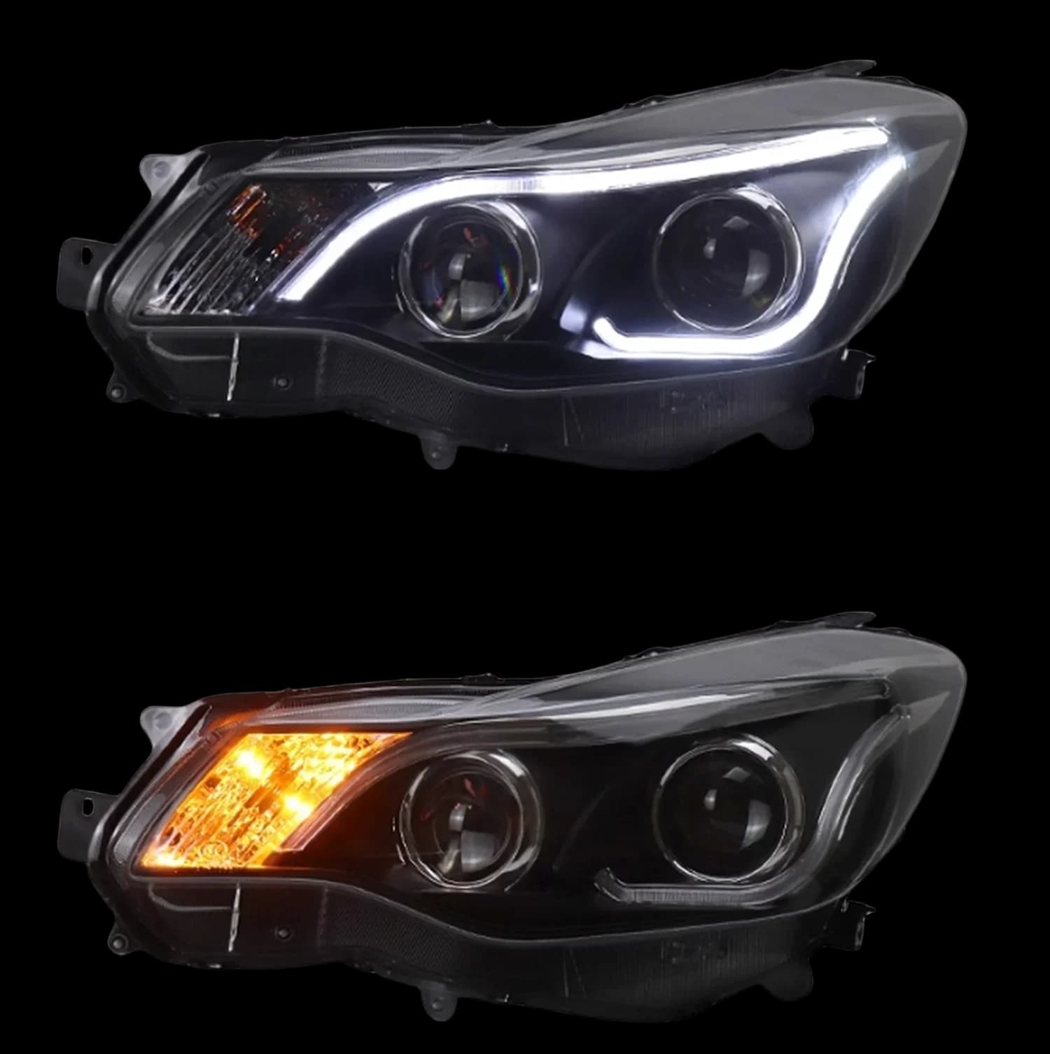 Car Front Headlight Headlamp for Subaru xv 12-17 Daytime running light High low beam Turn signal