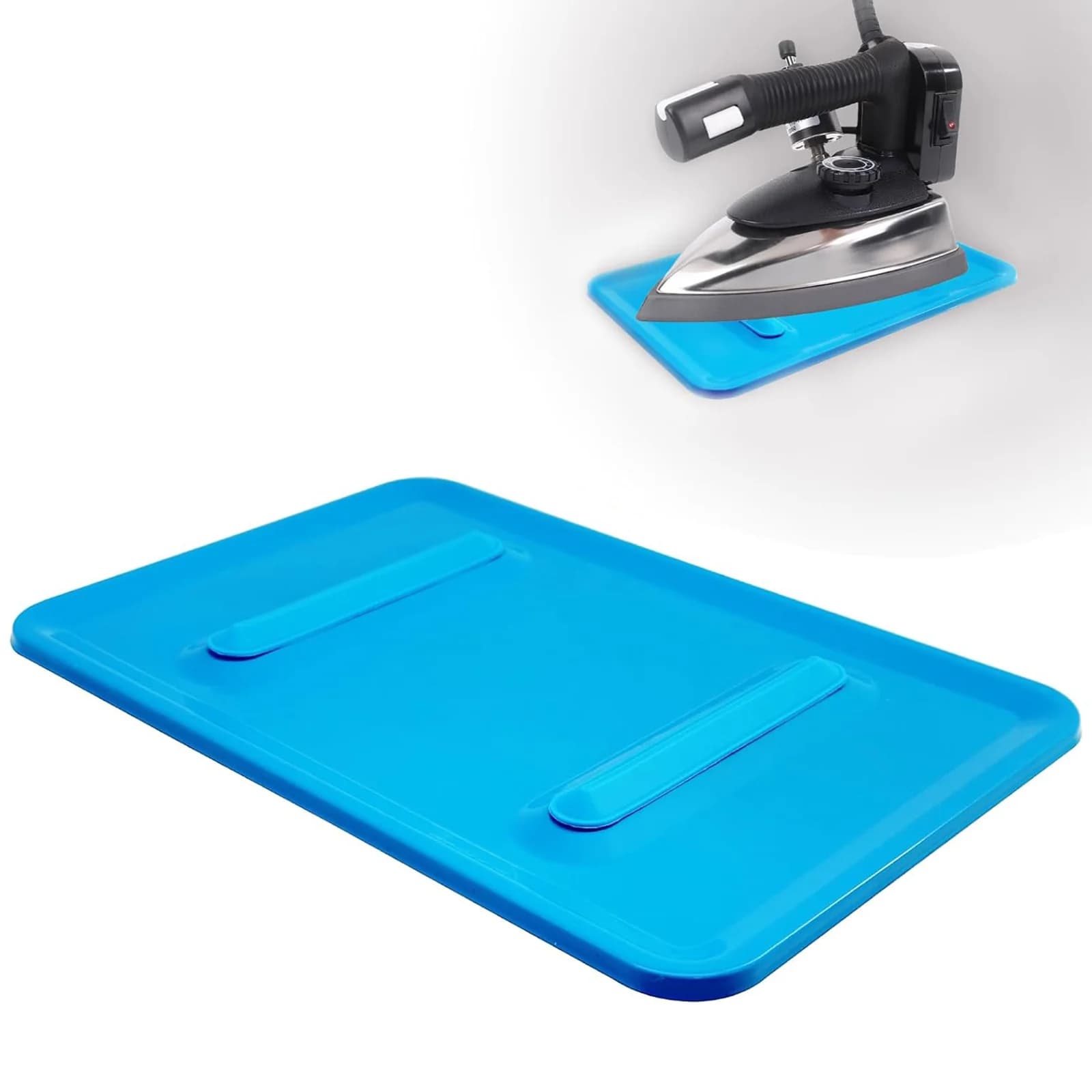 Heat Resistant Silicone Metal Steam Iron Rest Pad Non Slip Protective Stand Table Top Ironing Board Household Steaming Tool
