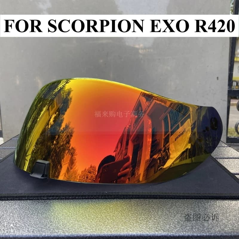 Capacete SCORPION EXO R420 Casco Visiera Scudo Lente Accessori Moto Casco integrale Anti-UV Scorpion EXO-R420 Casco Moto