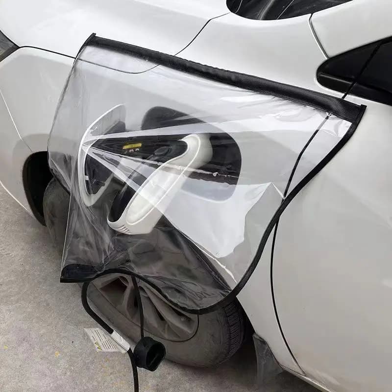 Copertura Universale in PVC per Porta di Ricarica EV, Tappo Protettivo Impermeabile per Ingresso Caricabatterie Veicoli Elettrici, Protezione per Uso Esterno