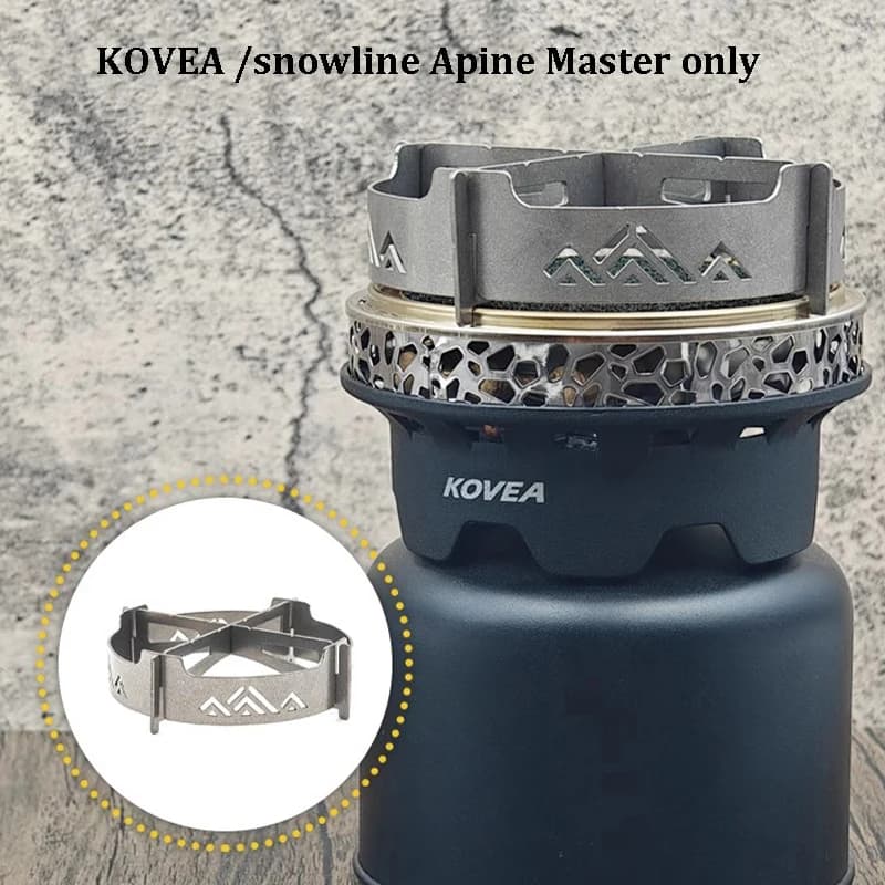 For KOVEA Snowline ALPINE MASTER Stufa Ultralight Titanium Titanium Windscreen Brace Accessories for outdoor camping stoves
