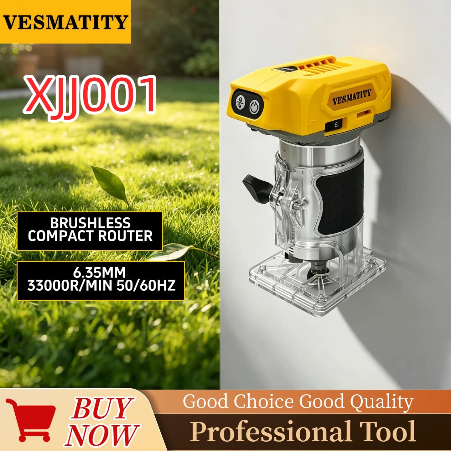 Vesmatity XJJ001 Multifunctional Cordless Brushless Power Tools Angle Grinder Cutter Electric Wrench Polisher Air Pump Heat Gun