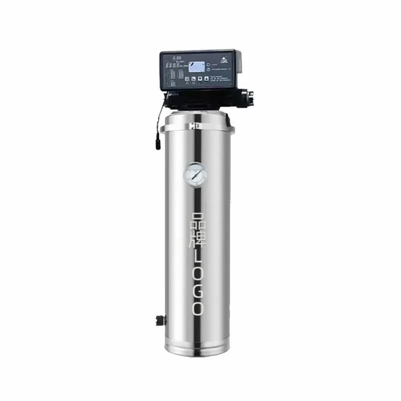 Depuratore d'acqua in acciaio inossidabile con valvola di controlavaggio automatica a grande portata per acqua di pozzo e acqua di superficie