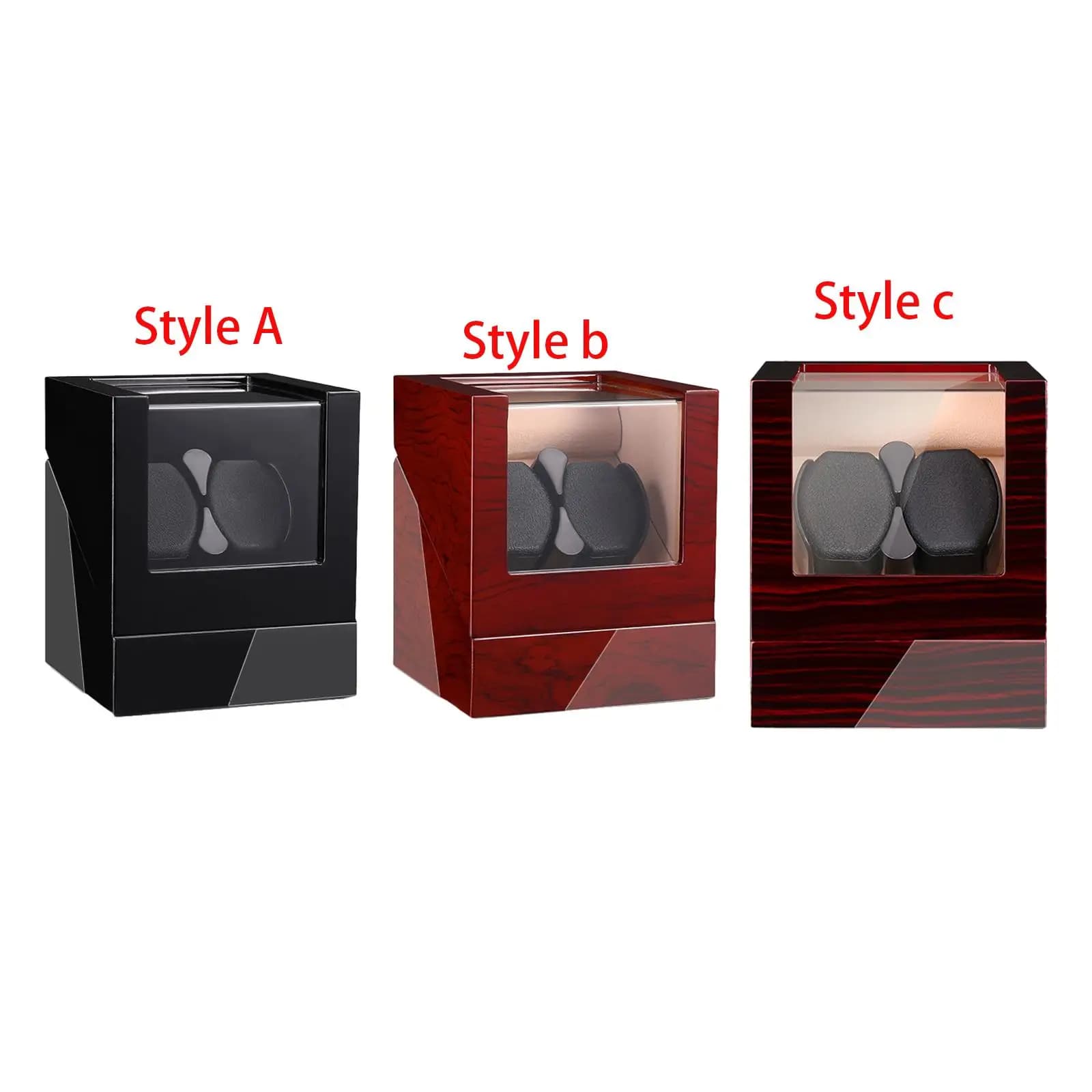 Dual Automatic Wrap Machine for Watches with Silent Motor, USB Holder for Watches and Jewelry, Automatic Wrap Machine for Men and Women
