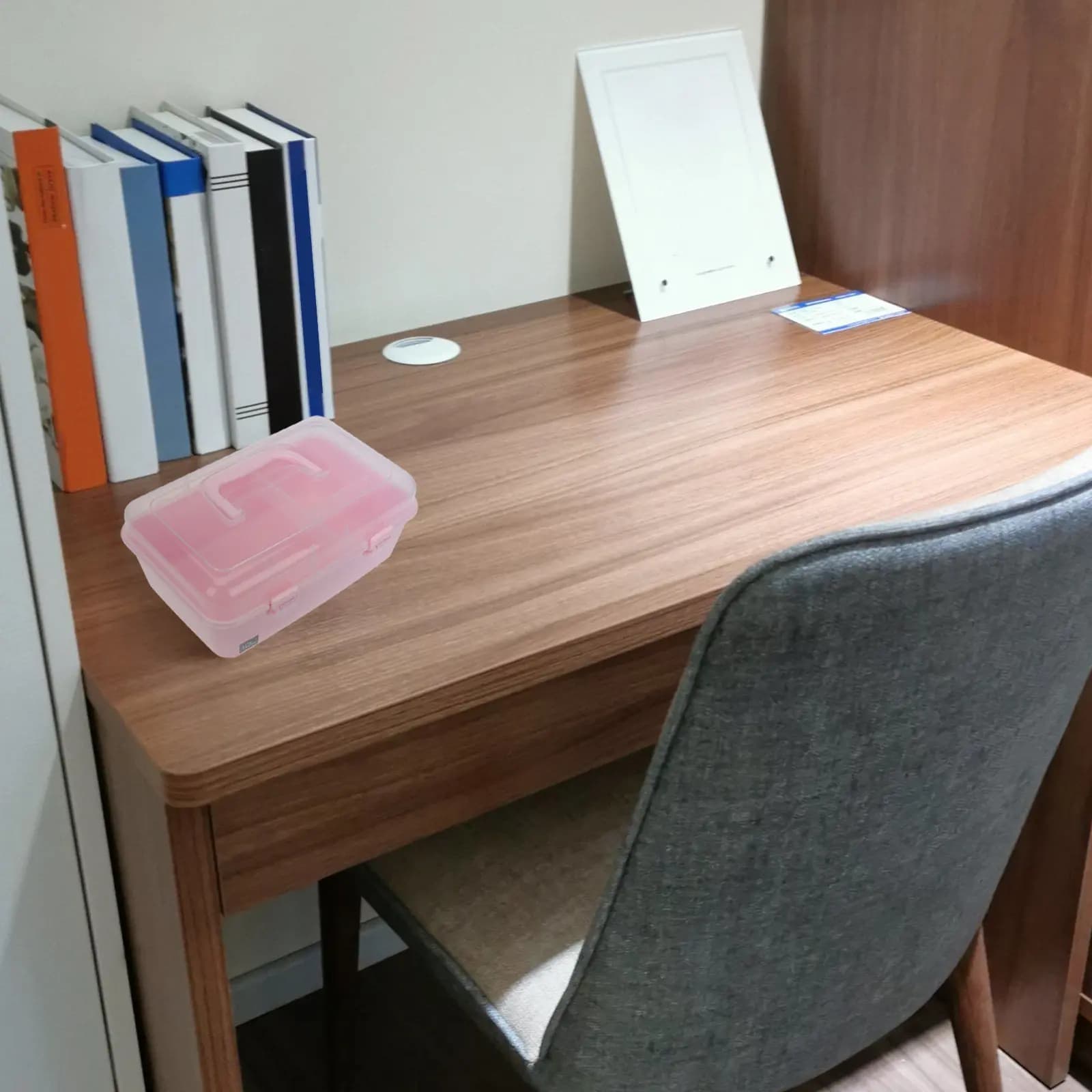 Scatola portaoggetti per accessori per capelli a due strati, organizer per cosmetici, porta pennelli da trucco per la casa, custodia per forcine per bambini