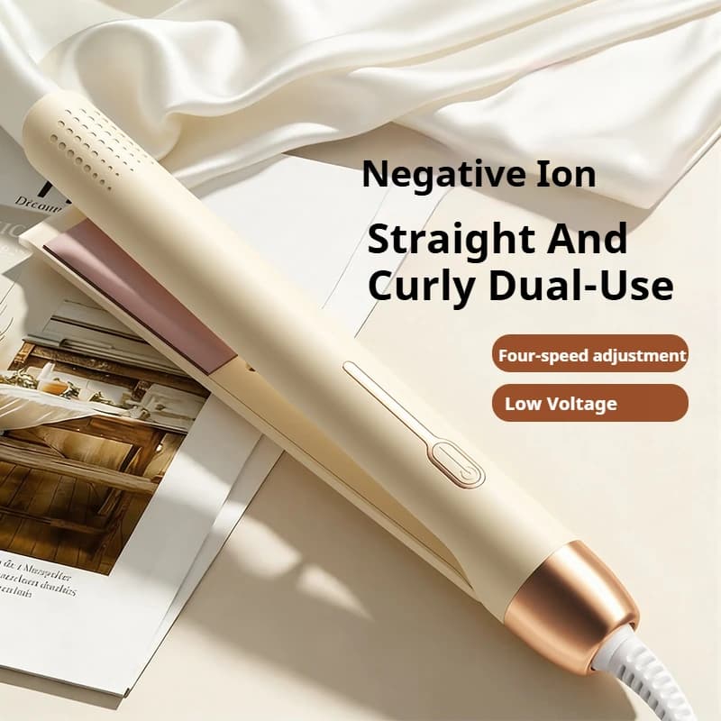 Multifunction Hair Plate with Negative Ions and Ceramic Coating, Mini Iron Flat Portable Anti-Scottage for Women in Travel