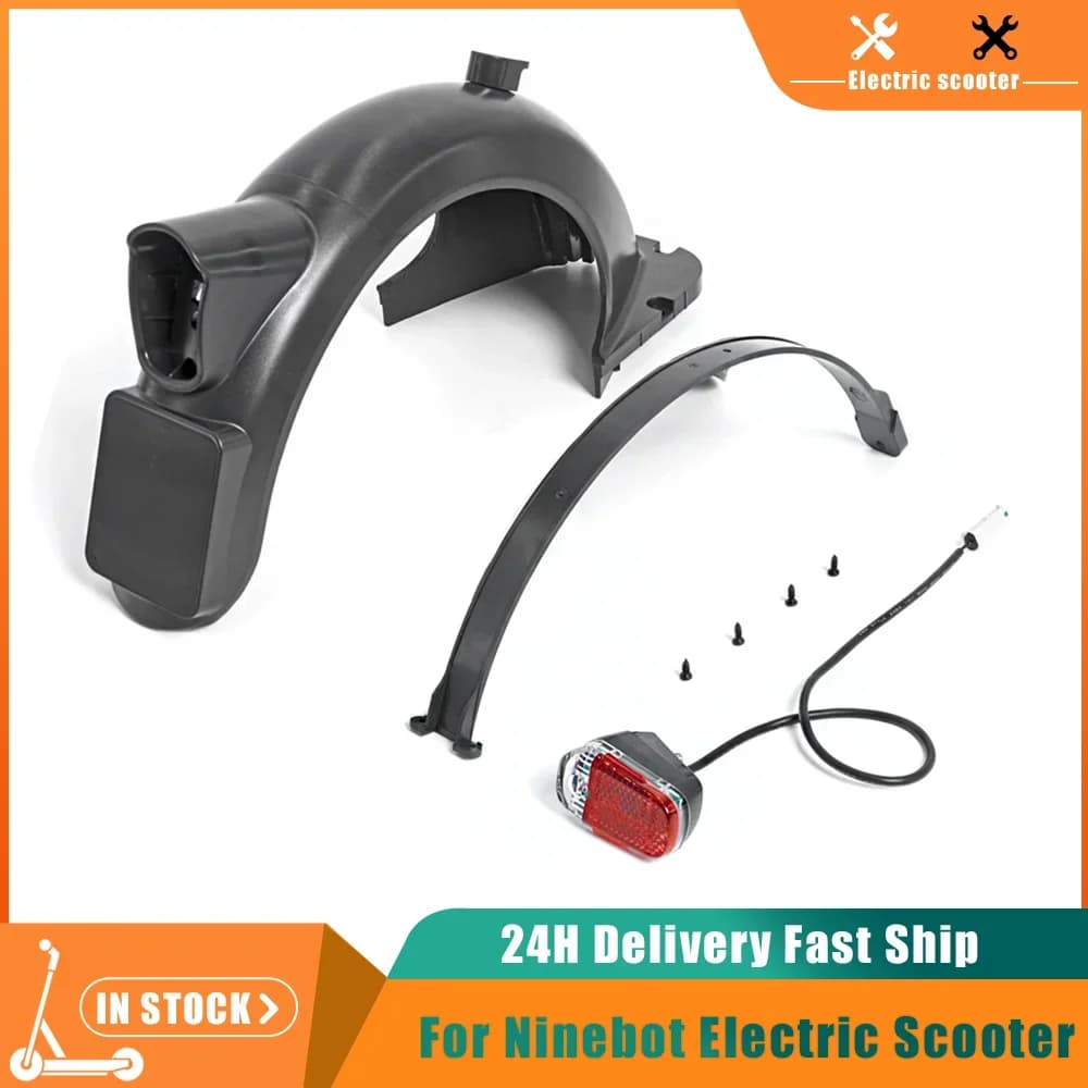 Parafango posteriore Fanale posteriore Ruota Splash Parafango Acqua Deflettore Per Ninebot Segway MAX G30 G30D Scooter Elettrico Parte di ricambio posteriore