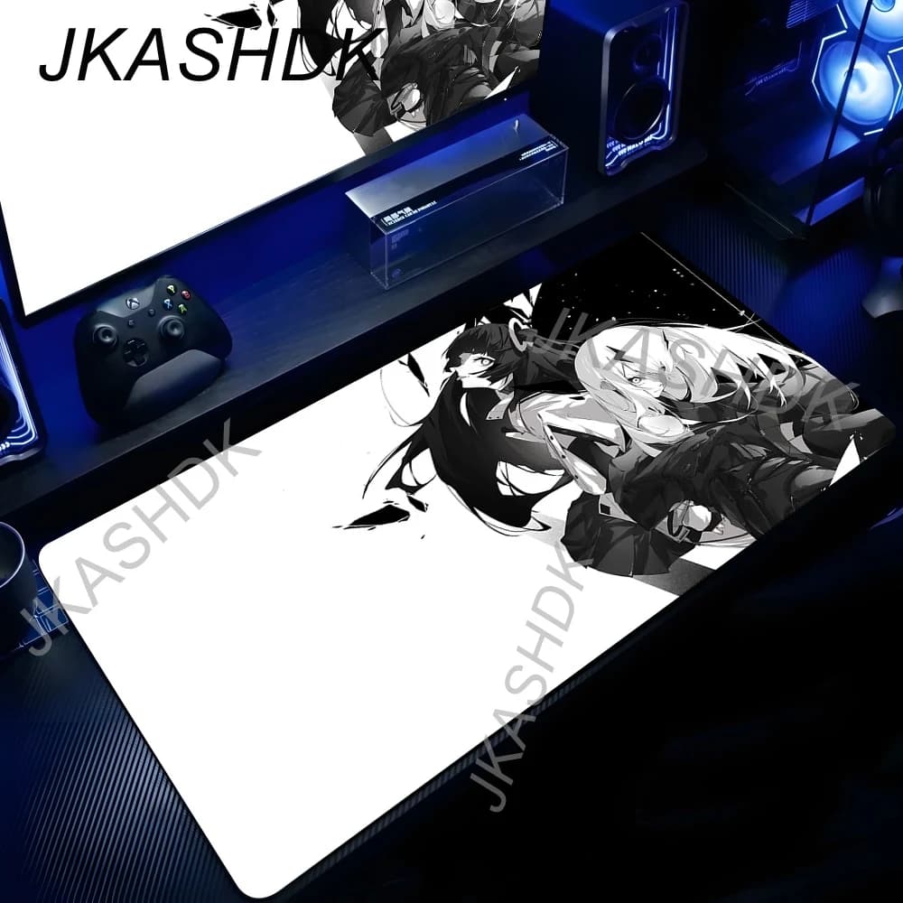 Tappetino per Mouse YUki Aim, Mousepad da Gaming per PC, Grande Tappetino Astratto per Tastiera e Mouse, Tappeto XXL per Gamer, Deskmat PC Cool 900x400