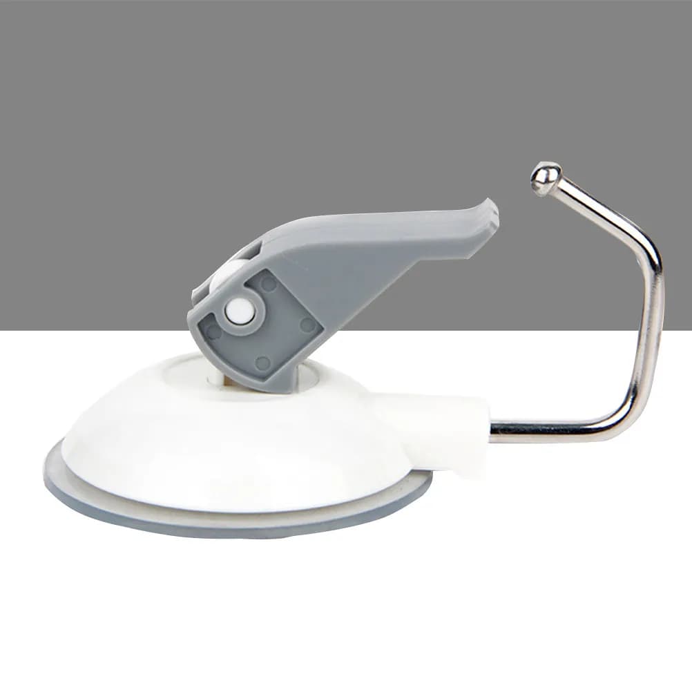 Set di 3 Ganci a Ventosa Multiuso Resistenti in ABS, Facili da Installare e Rimuovere Senza Danneggiare la Superficie, per Casa, Viaggi e Lavoro