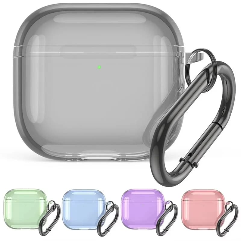 For Apple AirPods 4 Protective Silicone Auricular Housing Transparent with 4th Generation Airpods Accessories Mosque