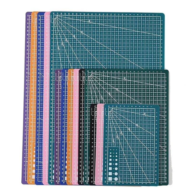 PVC Cutting Pad A3 A4 A5 Craft Cutting Mat Anti Cutting Workbench Board For Leather Sewing Paper Carving Manual DIY Knife Tools