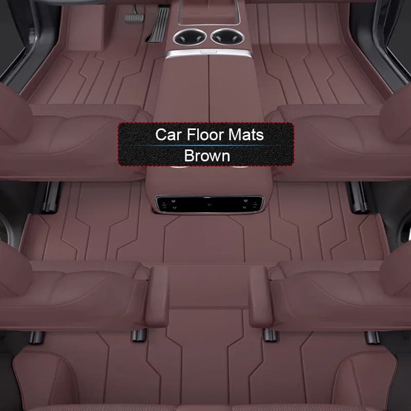 For LI AUTO L9 2023-Present Custom Leather Nappa Anti-Slip Auto Piede Protecting Luxury Zerbino Waterproof Floor Pad Interior accessory