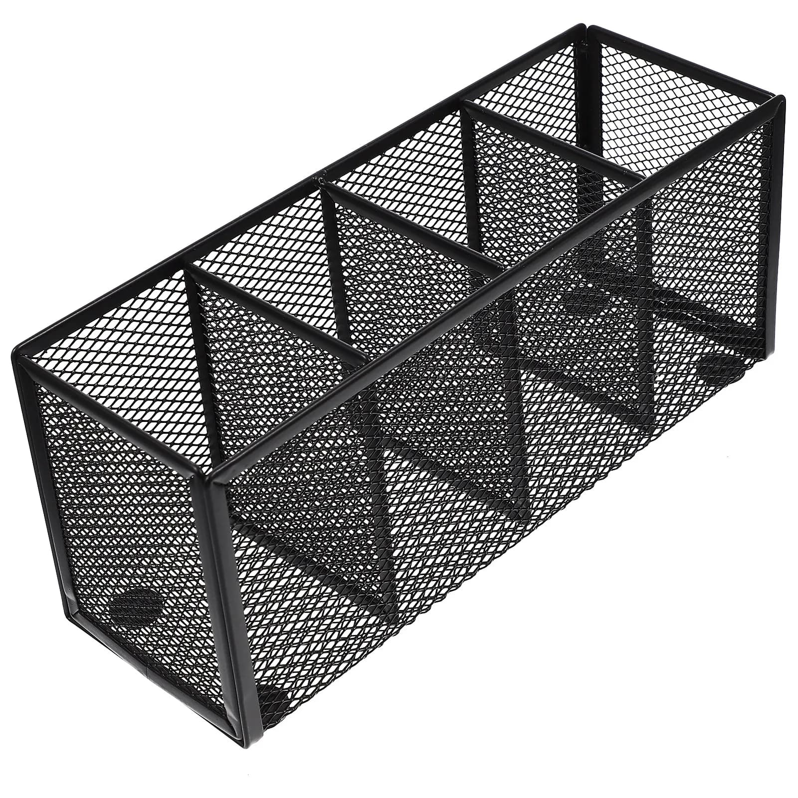 Organizer da Scrivania in Metallo, Contenitore Portaoggetti per Penne, Pennelli da Trucco, Cosmetici, Oggetti Vari, per Camera da Letto, Bagno, Toeletta, Casa, Ufficio