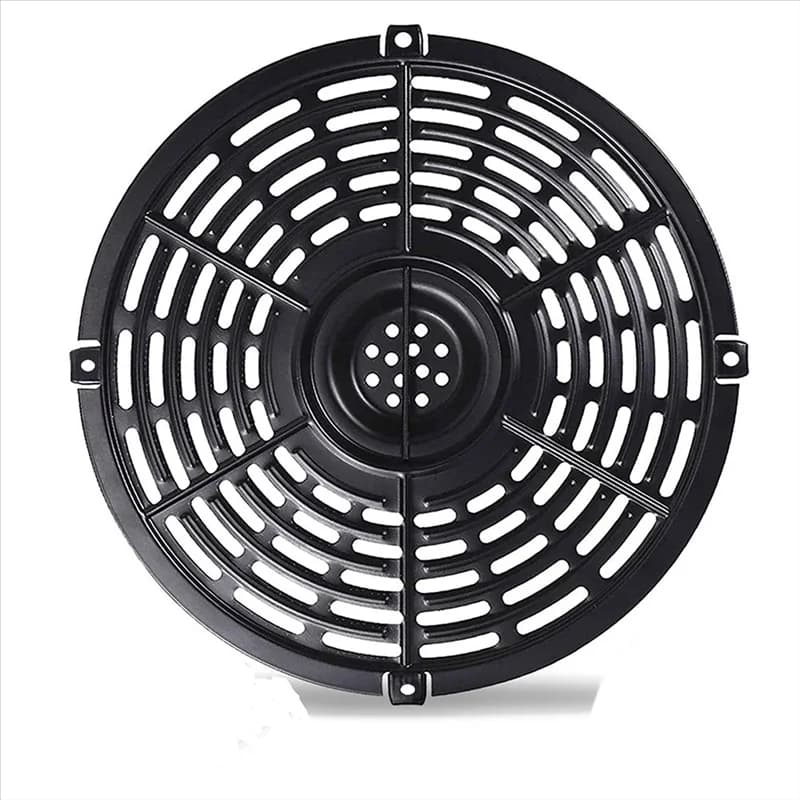 Spare parts tray for air fryer, updated round grill fruit and vegetable plate, non-stick coating, air fryer rack