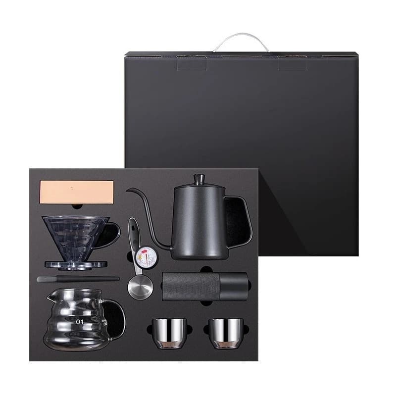 French Press Coffee Maker Set Barista Style Coffee Brewer for Cafe & Home Use