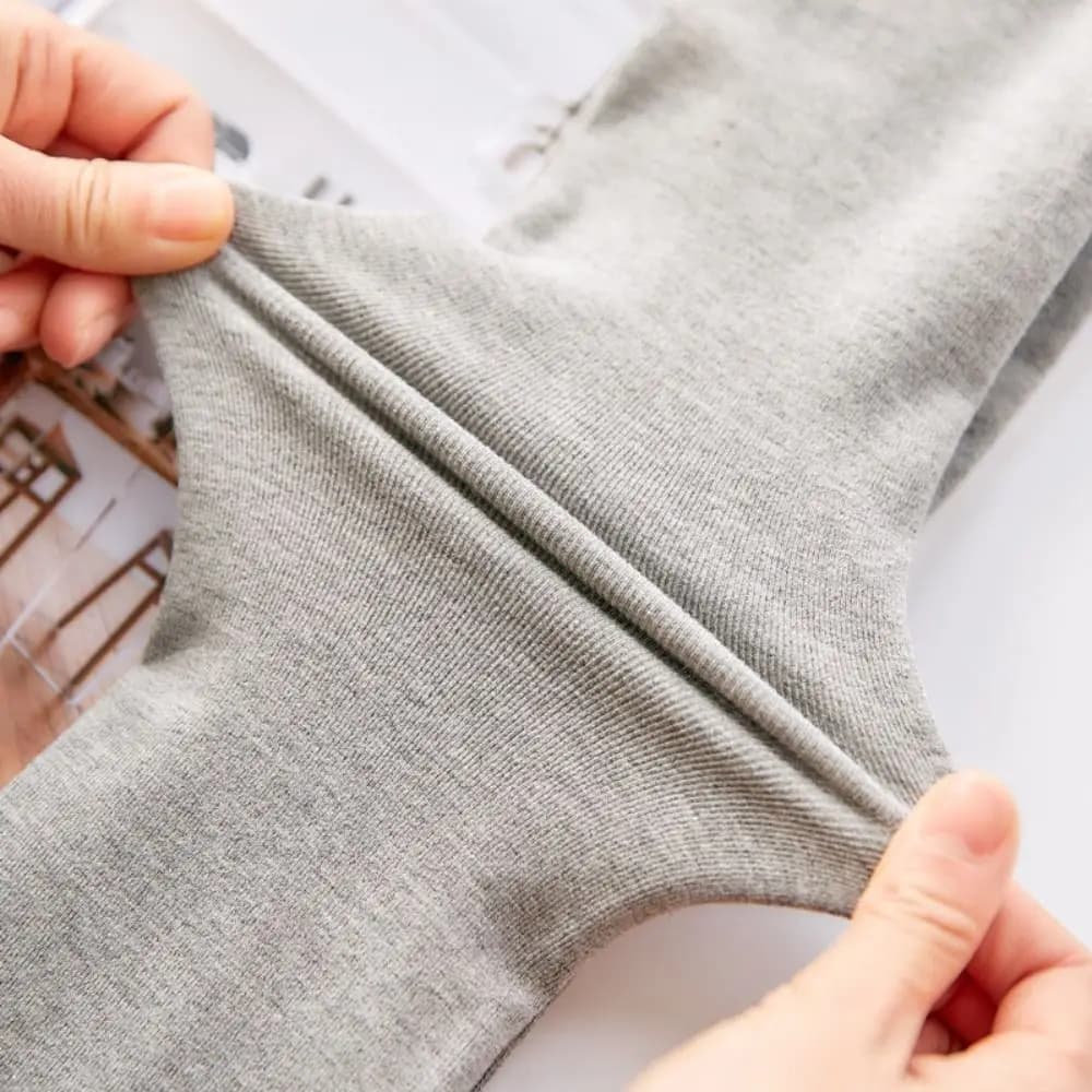 Retro Stirrupped Thread Leggings Connected Feet High Elastic Vertical Stripes Pantyhose Pants Warm Leggings Women Cheerleading