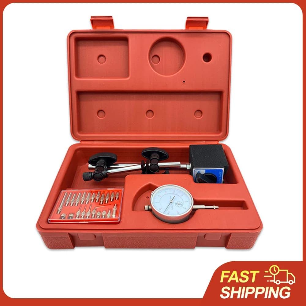 Supporto Magnetico per Comparatore a Quadrante, Base Magnetica per Comparatore di Fori, Strumenti di Misura Micrometrici, Comparatore a Quadrante Tipo Orologio