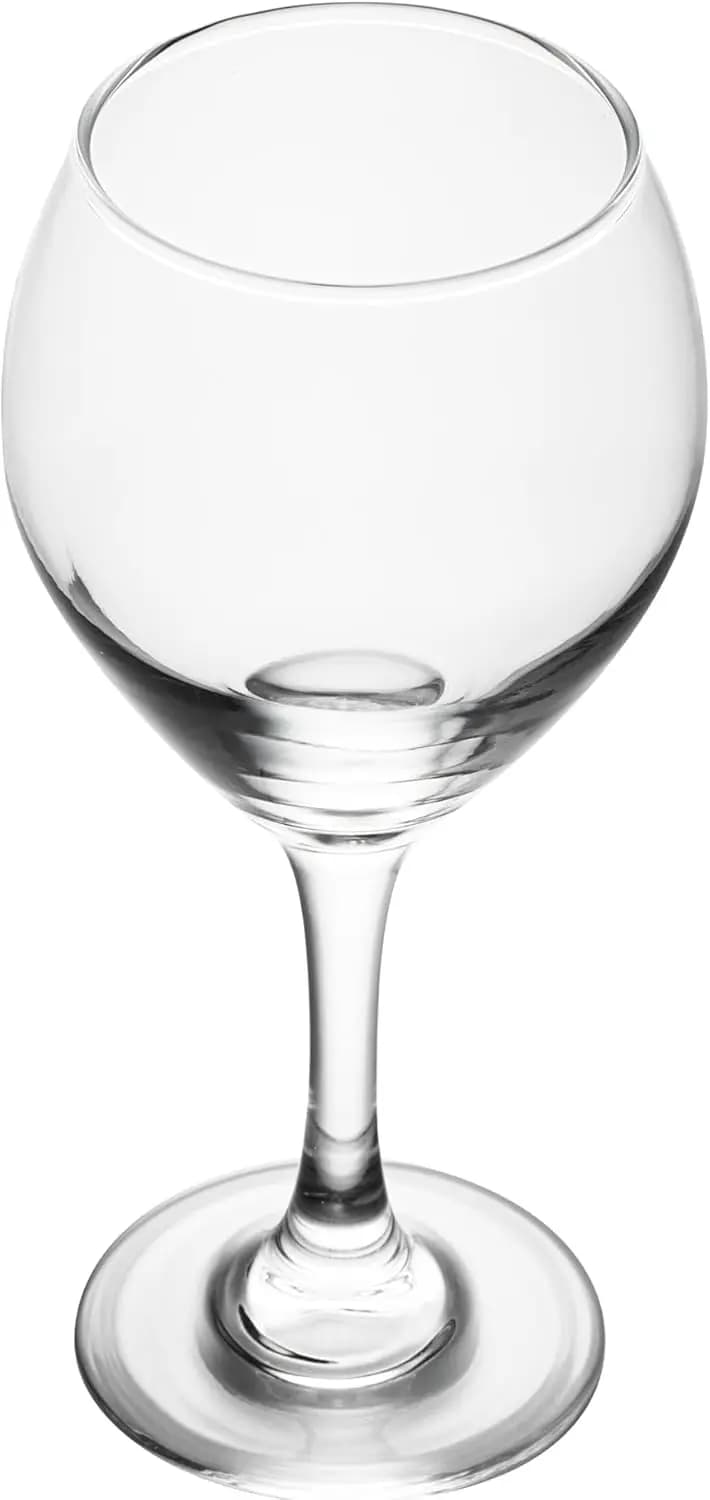 -Vetri Bicchieri da vino multiuso da 10,75 once, 6 bicchieri da vino rosso e bianco lavabili in lavastoviglie - Senza piombo, resistenti, in vetro trasparente L