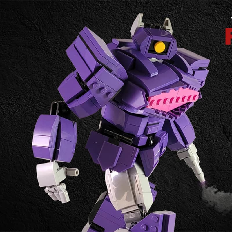 820pcs MOC Icons Decepticon Shockwave Model Building Blocks Architecture Toy Christmas Gift Idea Creative Education Birthday