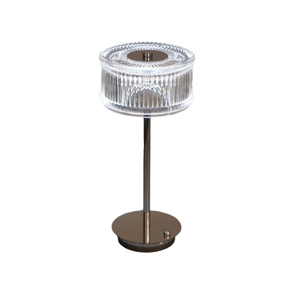 Touch Sensor Metal Table Lamp USB Recharging Dimmable Desk Reading Lamp Soft Lights Decorative LED Night Light Nightstand