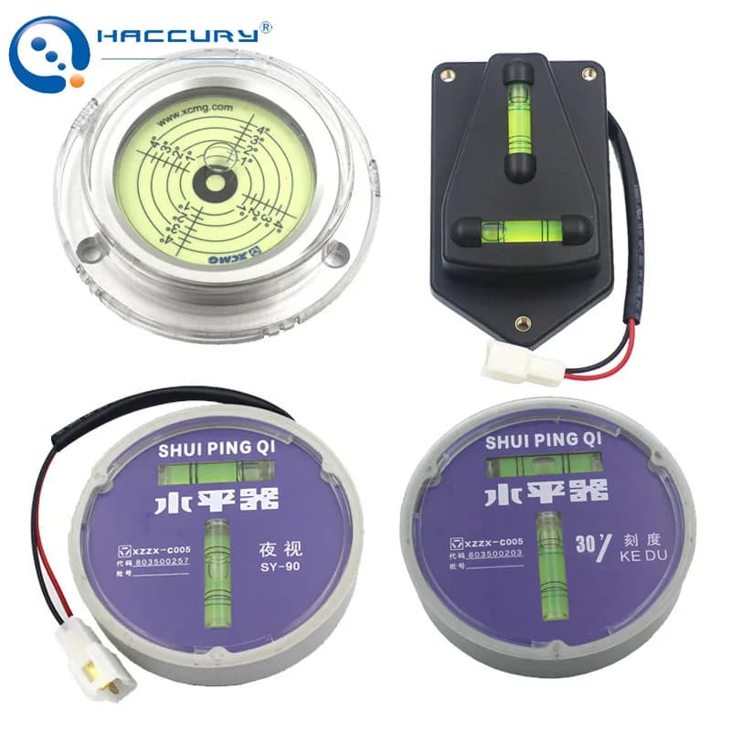 Haccury Livella per Macchinari Pesanti Livellatore a Bolle Luminoso con Stile L ight Disponibile per Strumento di Livellamento a Rullo Gru 1 PZ