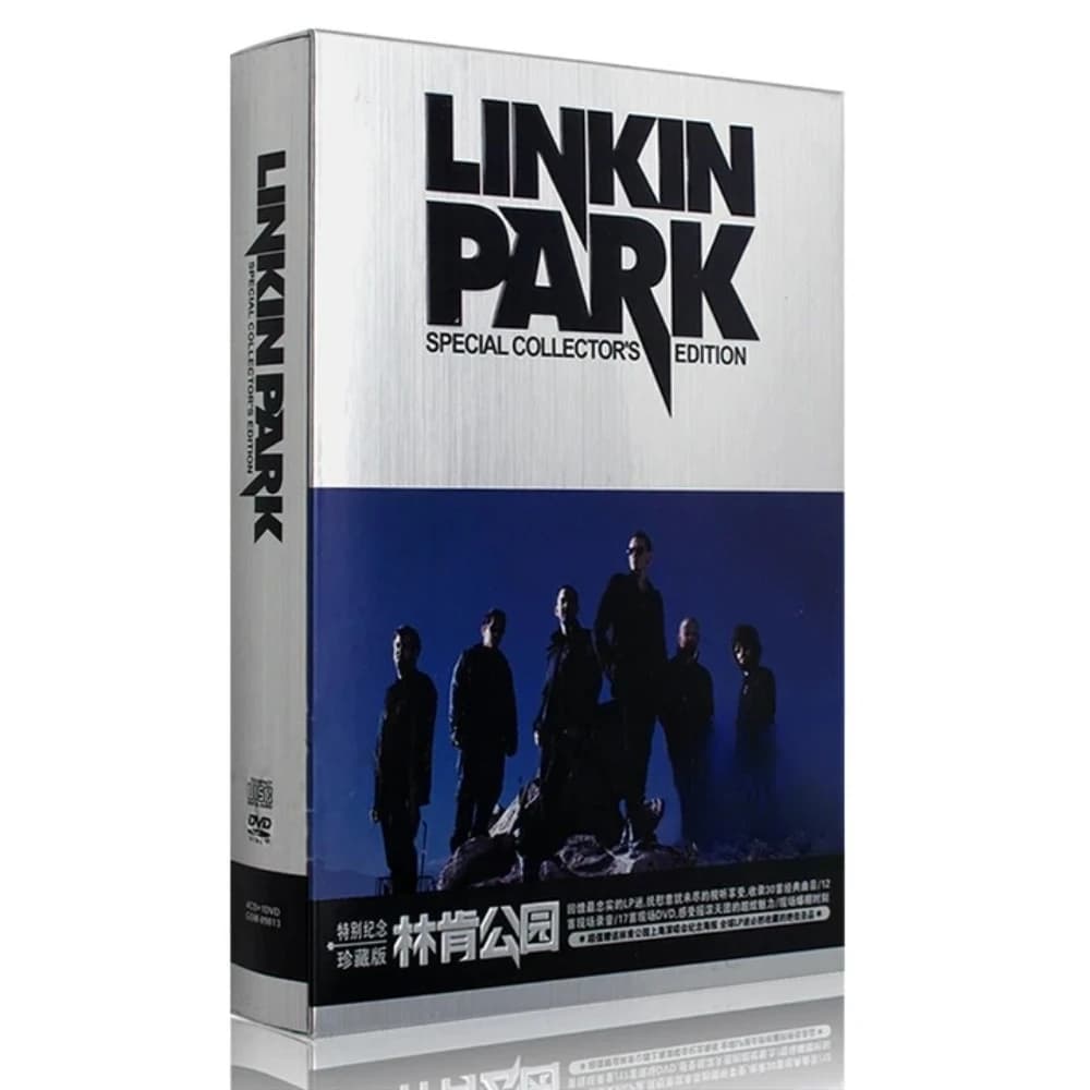 Collezione CD DVD Linkin Park | Edizione Commemorativa Speciale Disco Audio-Video | Album di musica rock | Set di Dischi Commemorativi Video Vocali Rock