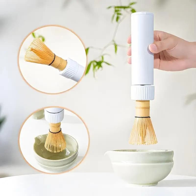 Electric device for whip Matcha Cordless Portable Brush Fast Matcha Agitator Portable Matcha Mixer for Drink Coffee Tea Preparation Tools