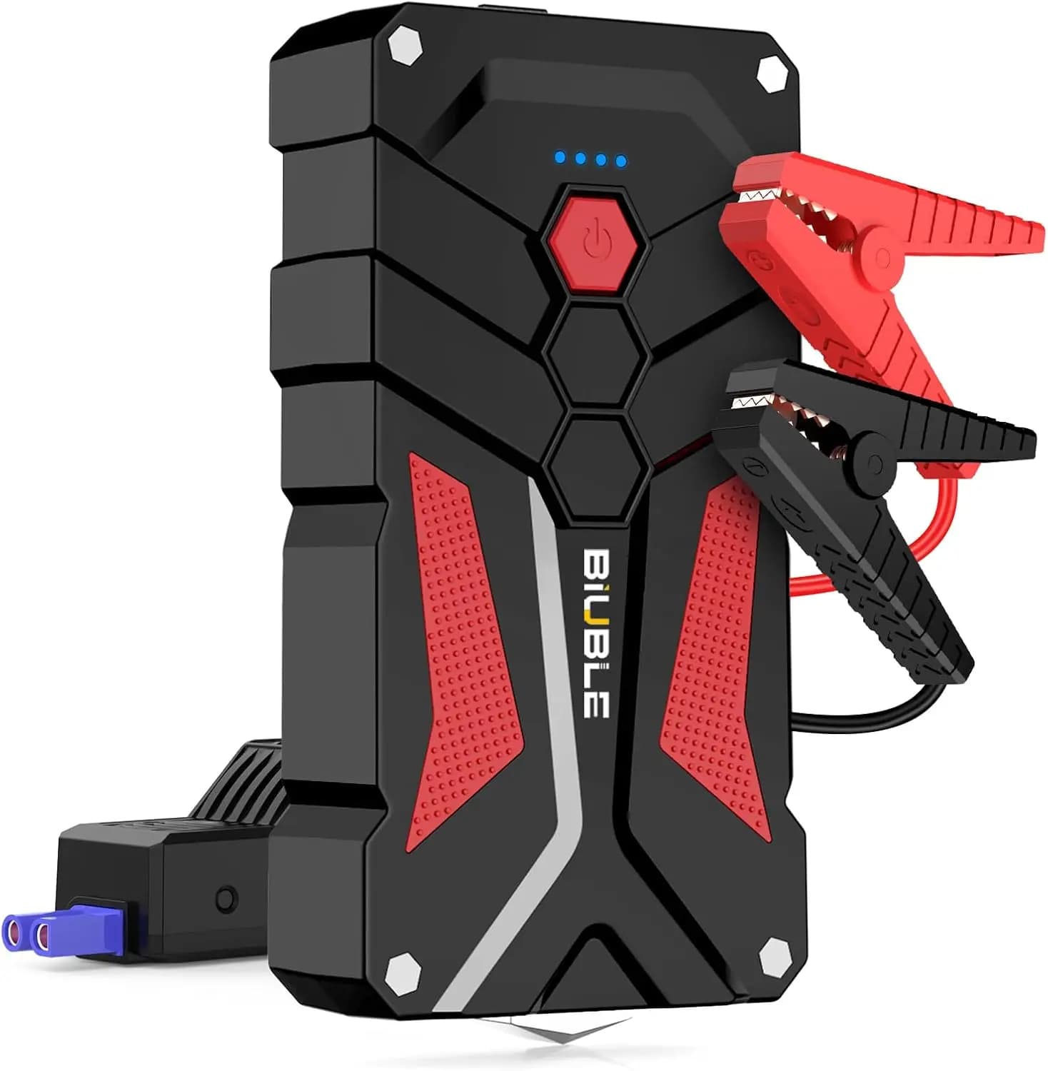 Avviatore di Emergenza per Auto 5000A con Ricarica Rapida USB-C, Luce LED per Motori Benzina/Diesel fino a 7.0L/5.5L