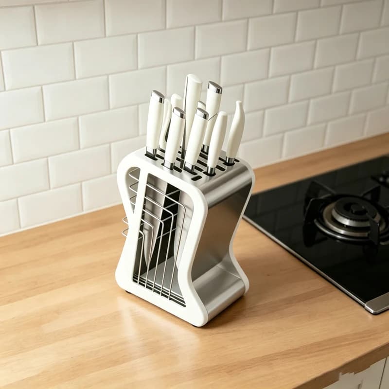 AOLIVIYA Creative Japanese Integrated Kitchen Knife Organizer Storage Rack For Chopstick Holder Scissors Cleaver A463752