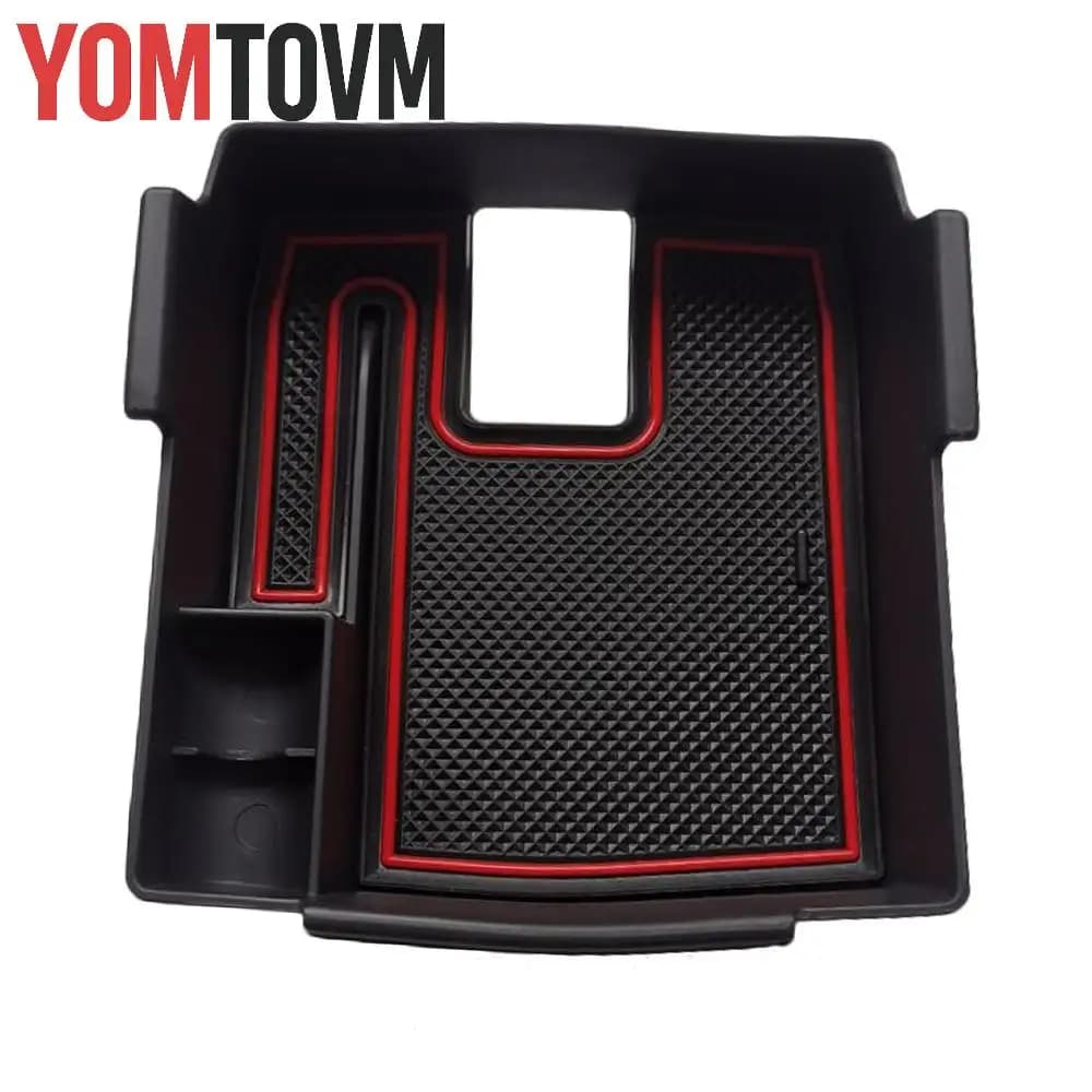 Misura per Toyota Corolla 2019-2022 Vassoio portaoggetti centrale ABS Nero Scatola portaoggetti bracciolo auto