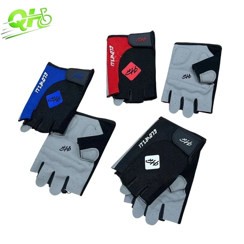 Guanti da moto Mountain Bike Pesca Antiscivolo Indossabili Antiurto Traspiranti guantes ciclismo Accessori bmx senza dita