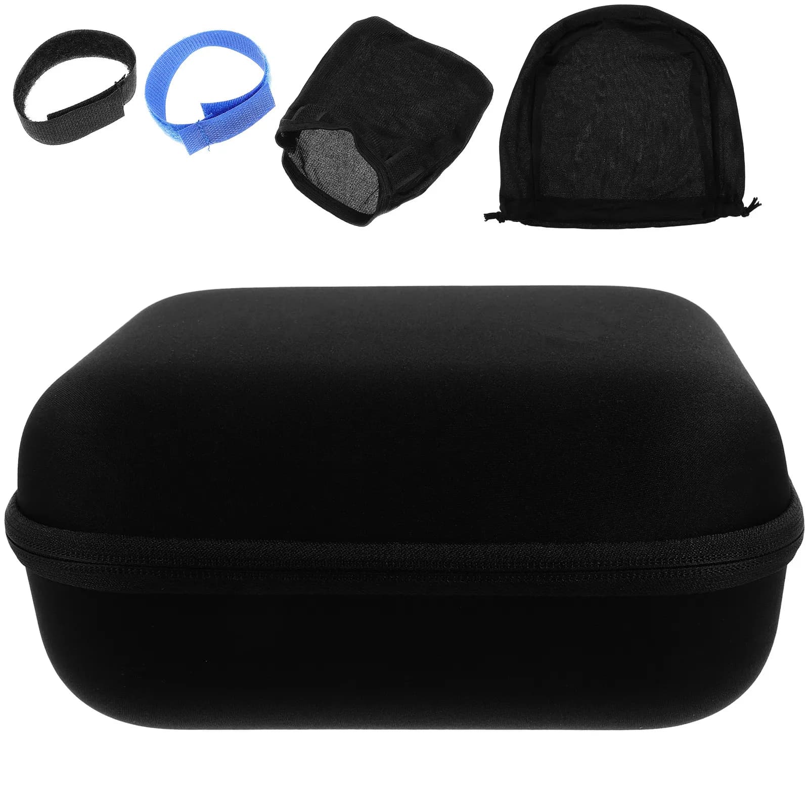 Custodia Protettiva Portatile Eva con Cerniera per Cuffie, Auricolari, Cuffie Gaming con Cancellazione del Rumore, per Escursioni all'Aperto