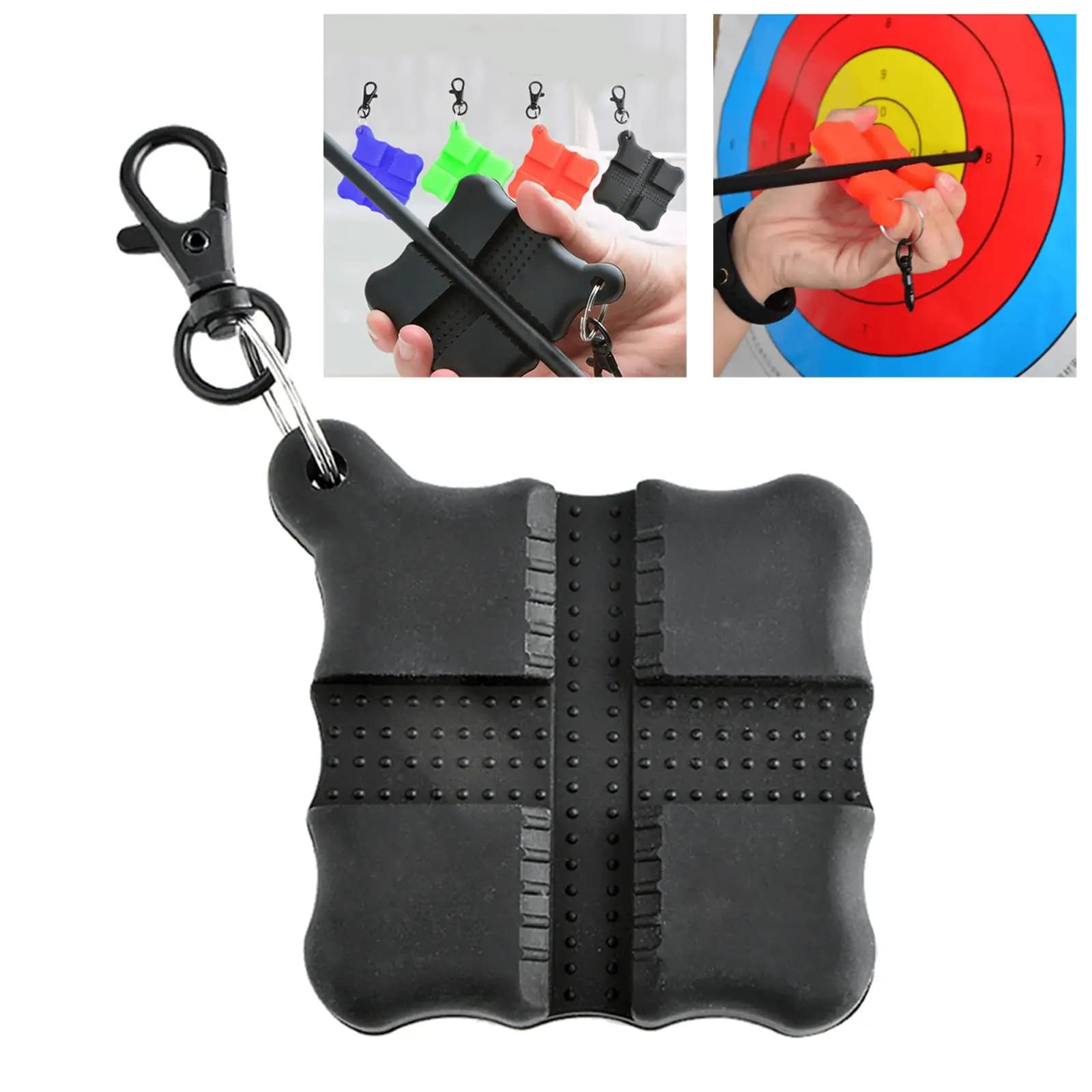 Square Archery Arrow Puller Target Remover Hand Saver with Clip Quick Release for Bow Arrow Tools