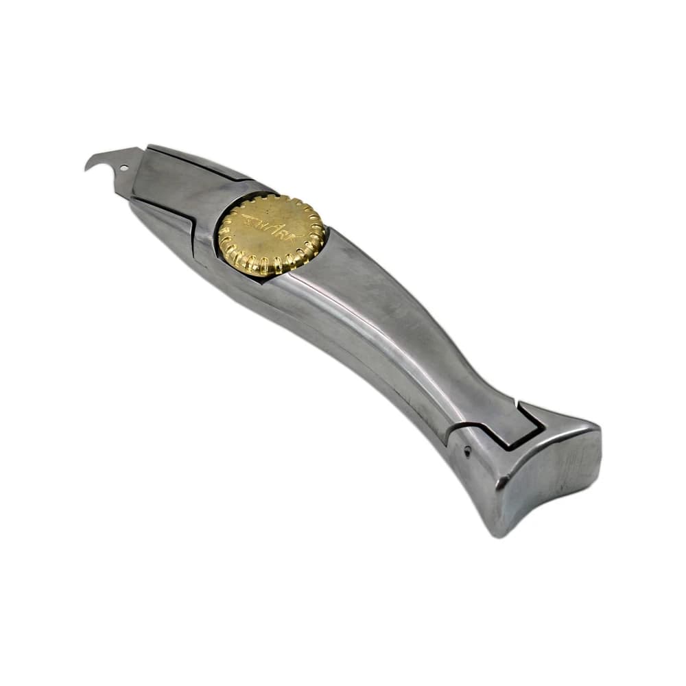 Coltello da taglio per pavimenti in PVC a forma di delfino, taglierina per pavimenti in rotolo con manico in lega di zinco-alluminio, per strumenti di saldatura per pavimenti in vinile PVC