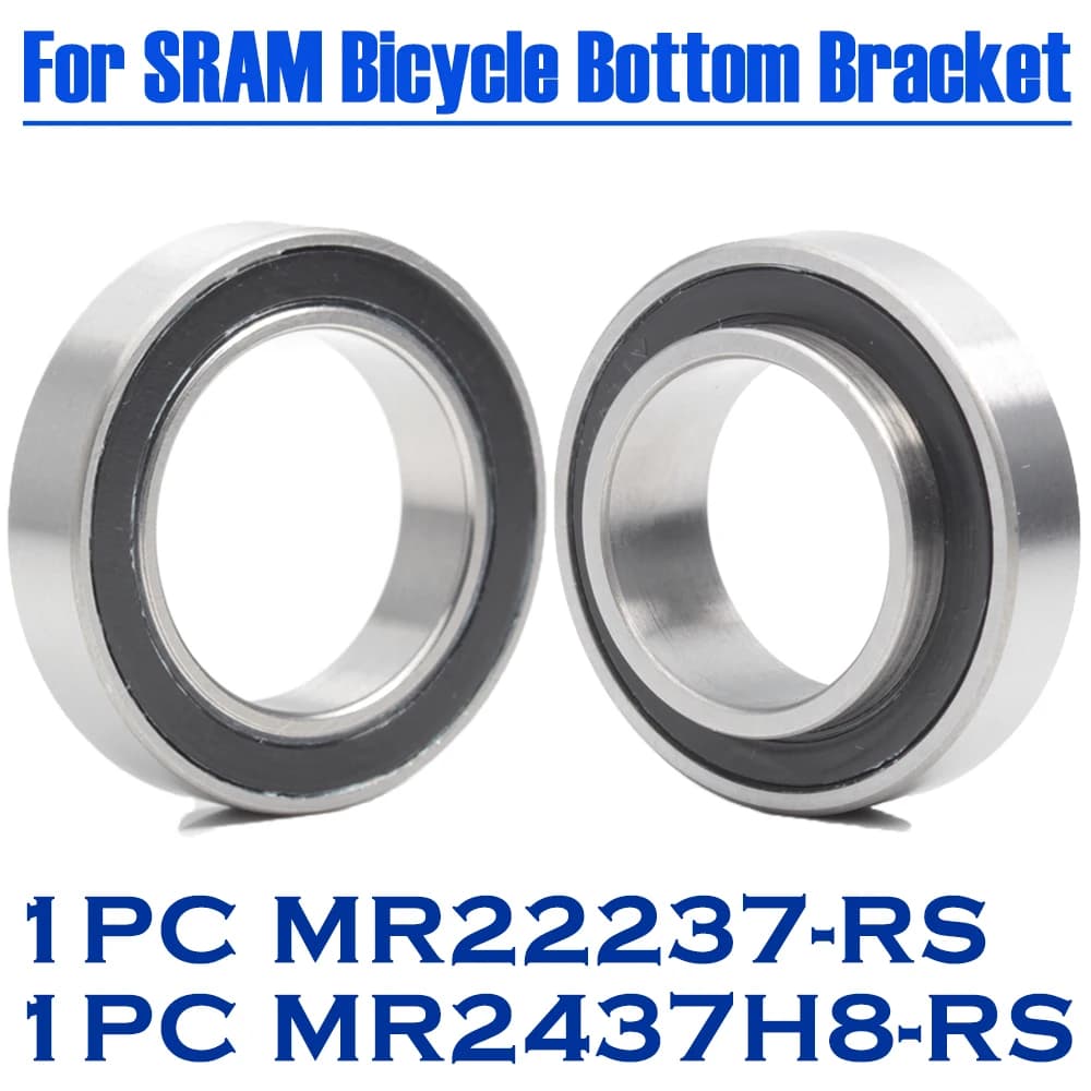 MR22237 MR2437H8 Set ruote cuscinetti (2 pezzi) per parti di riparazione movimento centrale bicicletta SRAM 24*37*8mm 22.2*37*8*11.5mm