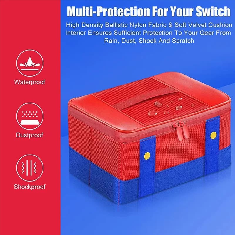 Y58A Per il 2025 Nintendo Switch 2 Custodia grande Accessori Borsa da trasporto rigida per Switch 2 Custodia impermeabile in EVA B