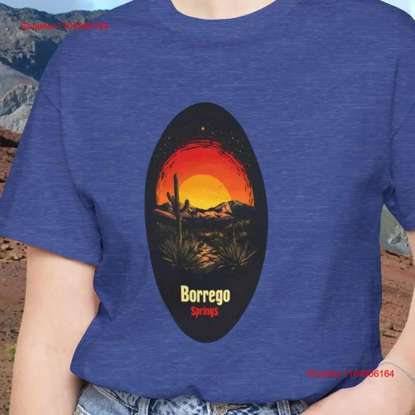 Borrego Springs T Shirt desert sky watching camping vintage Washed Breathable Comfortable Unisex Stylish fashion Soft Slightly