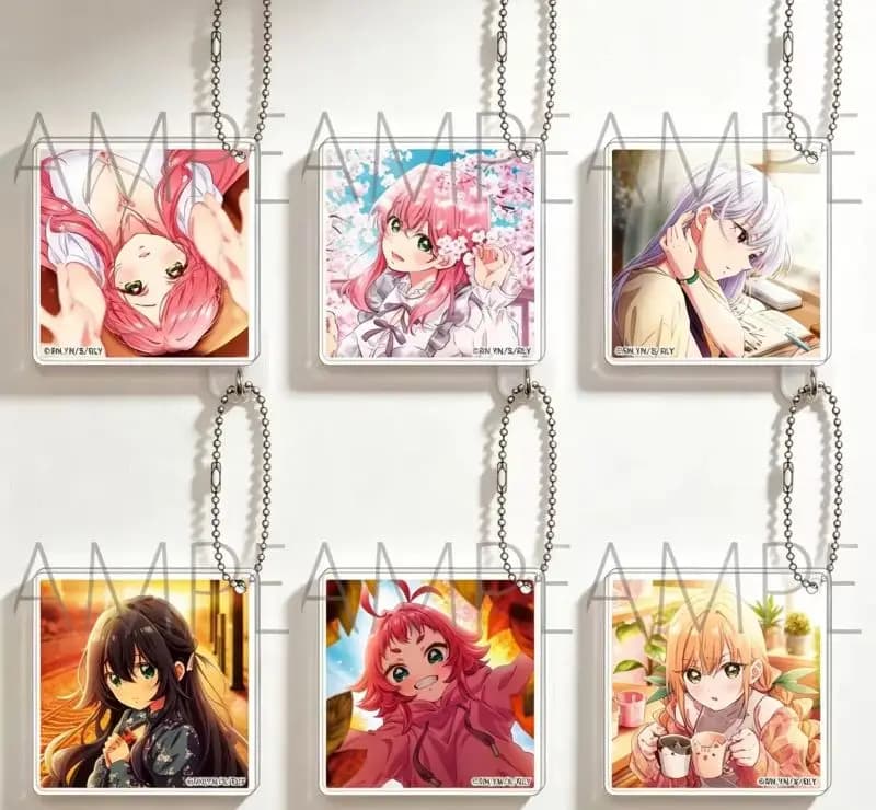 Anime The 100 Girlfriends Who Really, Really, Really, Really, Really Love You 6cm Hanazono Hakari Acrylic Key Chains Bag Charm