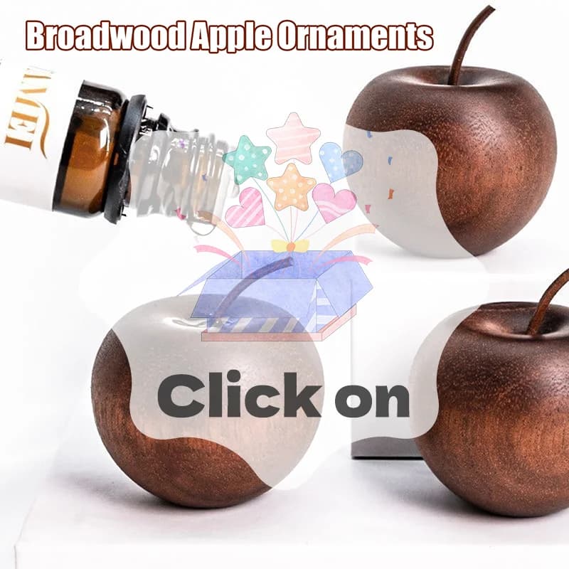 1 pcs of fragrance diffuser for apple-shaped essential oils diffuser suitable for home bathroom car decoration