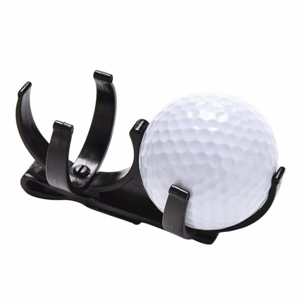Porta Palline da Golf a Due Scomparti Pieghevole con Clip da Cintura, Contenitore per Tee da Golf, Resistente alle Cadute, Custodia per Palline da Golf