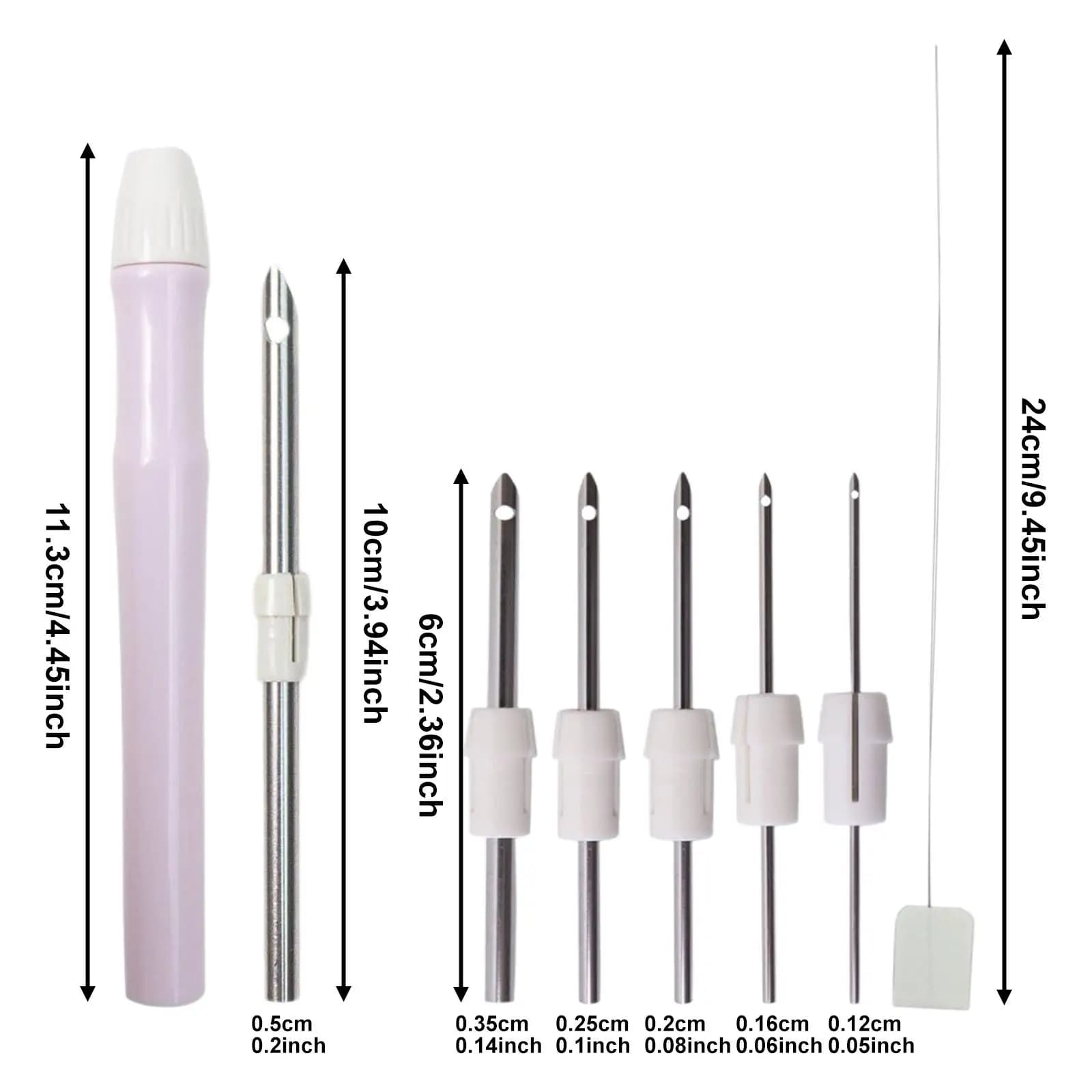 Kit Fai-da-Te per Ricamo a Punzone, Set di Strumenti per Cucito e Filati per Decorazioni Domestiche e Progetti Artistici e Artigianali