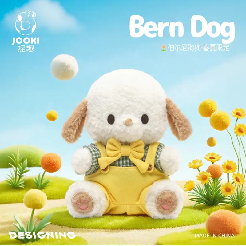 Bern Puppy Plush Toy Cute Bernese Mountain Dog Doll Soft Stuffed Animal Sleeping Pillow Kawaii Companion Doll For Birthday Gift